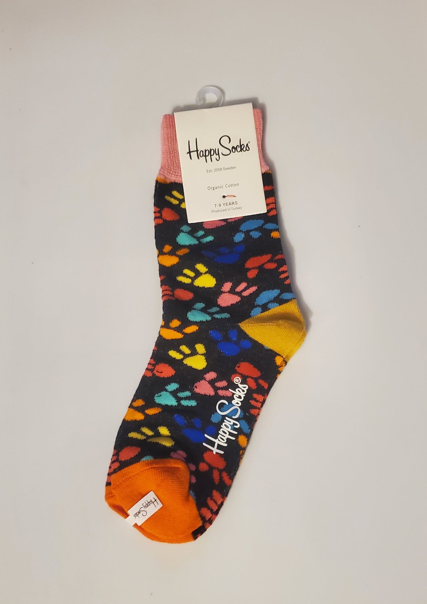 Black/Multi color paws