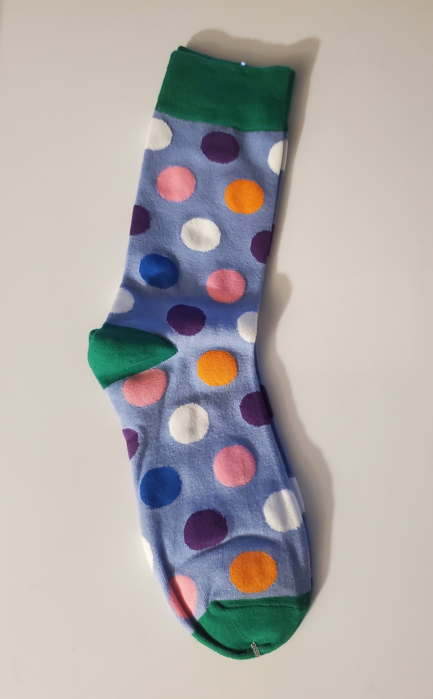 Lavender/Multi color Poker Dots