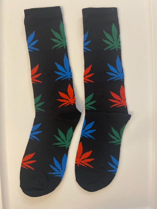 Black/Multi Colored Cannabis