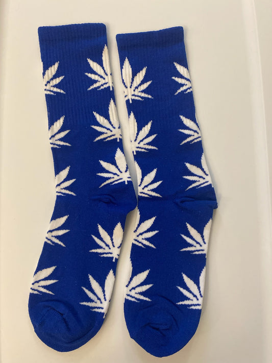 Royal Blue/White Cannabis